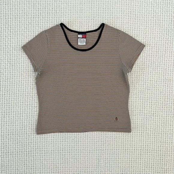 Vintage Tommy Hilfiger Striped Baby Tee - Picture 2 of 5